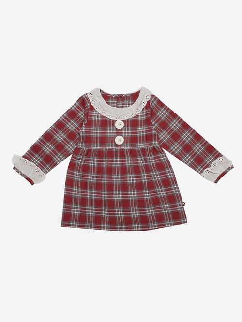 multi colored cotton frock - 17364201 - Standard Image - 1