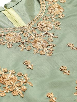 embroidered unstitched suit - 17364226 - Standard Image - 5