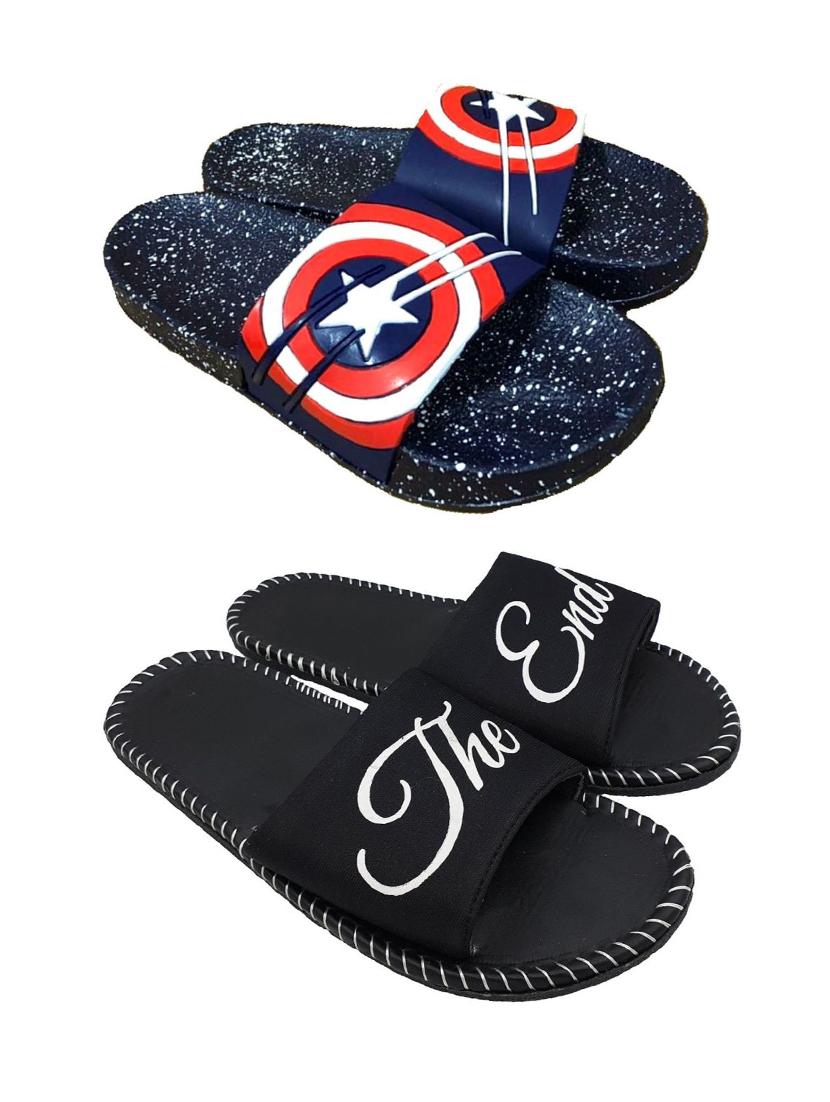 pack of 2 multi colored slip on flip flop - 17364731 - Zoom Image - 1