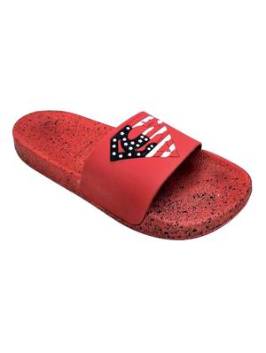 multi colored pvc slip on flip flops - 17365921 - Standard Image - 2
