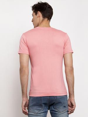 pink solid t-shirt - 17367355 - Standard Image - 3