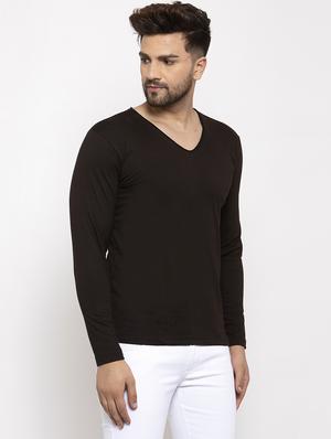 black solid t-shirt - 17367359 - Standard Image - 2