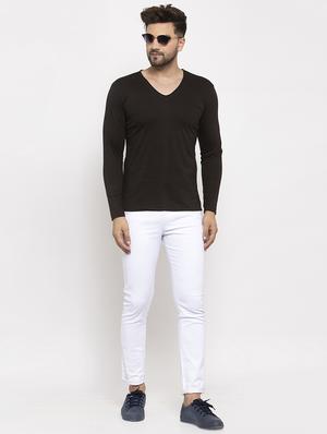 black solid t-shirt - 17367359 - Standard Image - 4