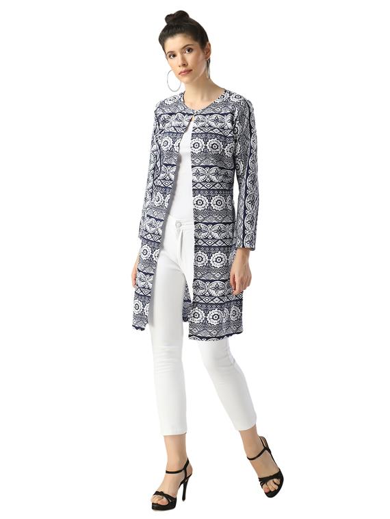 long sleeved printed shrug - 17367479 - Zoom Image - 2