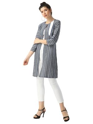 long sleeved striped shrug - 17367481 - Standard Image - 2