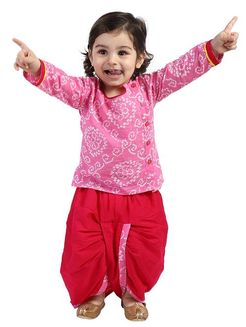 printed dhoti kurta set - 17367517 - Standard Image - 1