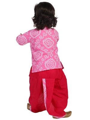 printed dhoti kurta set - 17367517 - Standard Image - 3