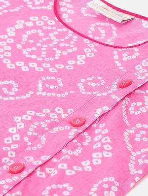 printed dhoti kurta set - 17367517 - Standard Image - 4