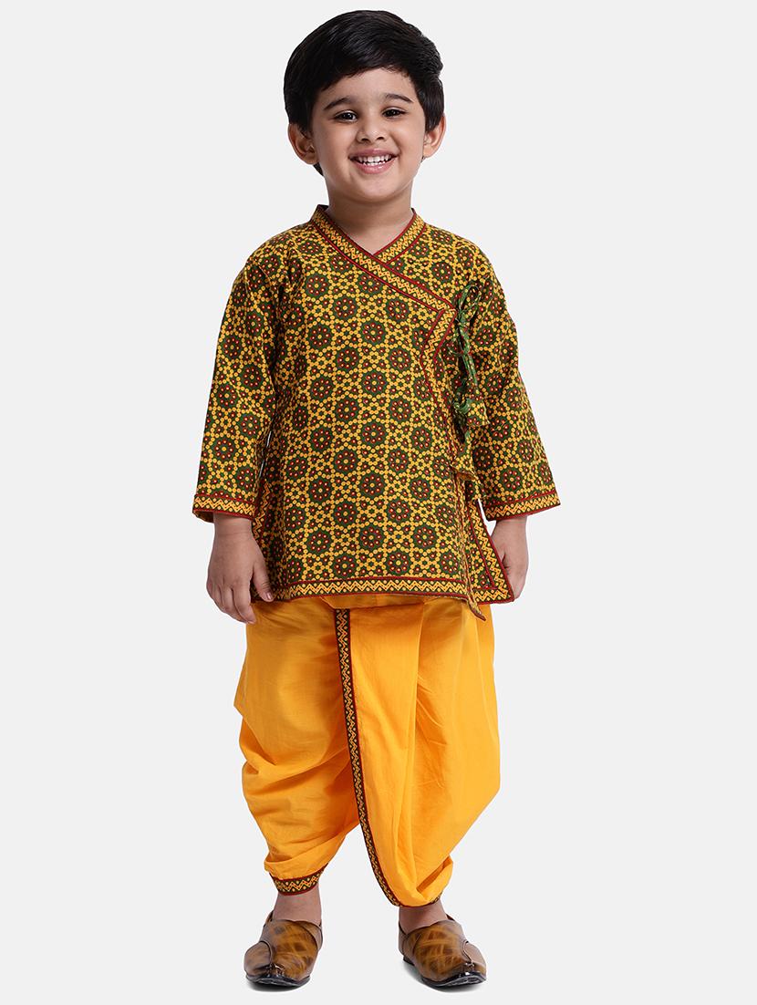 printed dhoti kurta set - 17367573 - Zoom Image - 1