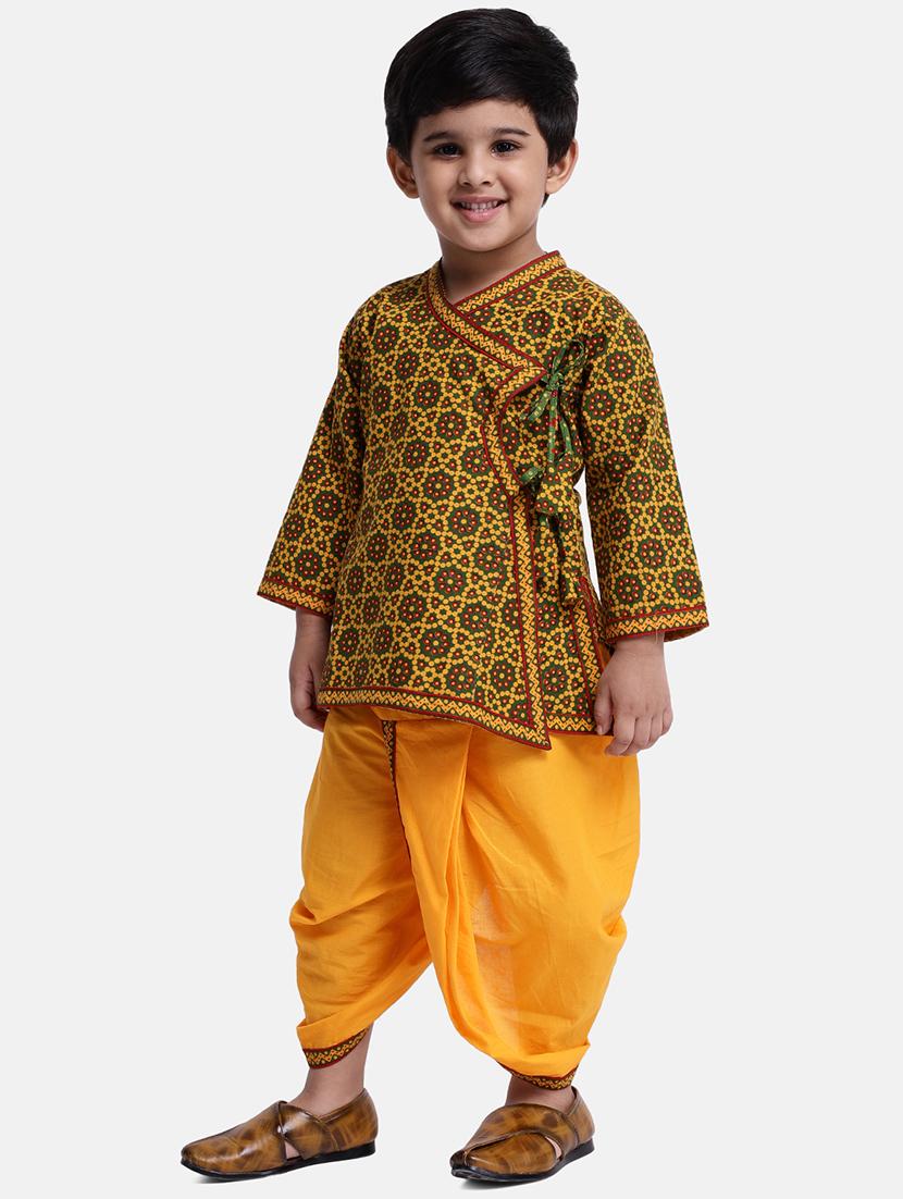 printed dhoti kurta set - 17367573 - Zoom Image - 2