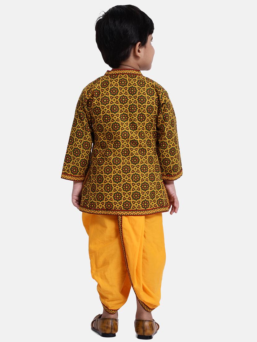printed dhoti kurta set - 17367573 - Zoom Image - 3