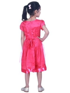 pink solid frock - 17367638 - Standard Image - 3