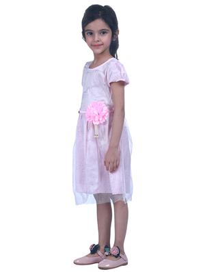 pink polyester frock - 17367649 - Standard Image - 2