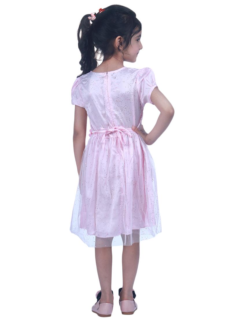 pink polyester frock - 17367649 - Zoom Image - 3