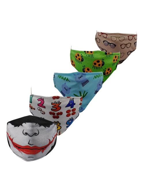 set of 5 anti-pollution mask - 17367686 - Standard Image - 1