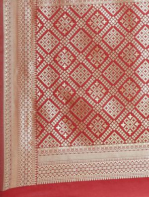 silk woven saree with blouse - 17367737 - Standard Image - 4