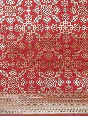 silk woven saree with blouse - 17367737 - Standard Image - 5