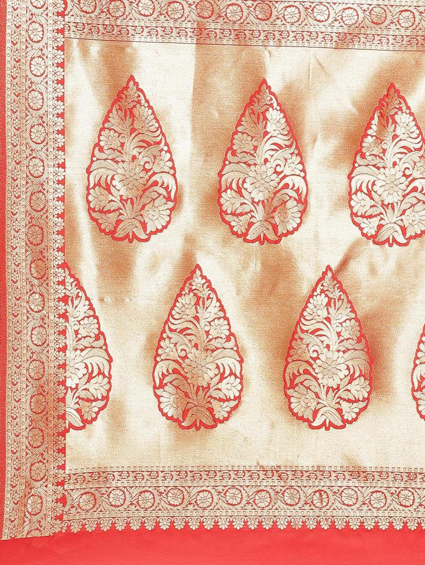 self-design woven saree with blouse - 17367772 - Zoom Image - 5