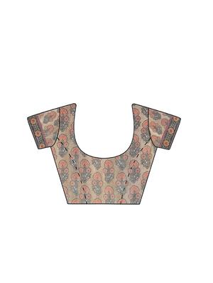 bandhani printed saree with blouse - 17367895 - Standard Image - 3