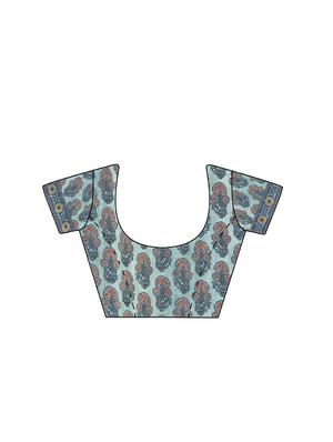 bandhani printed saree with blouse - 17367897 - Standard Image - 3
