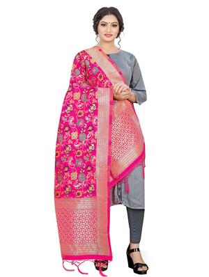 floral banarasi dupatta - 17368042 - Standard Image - 2