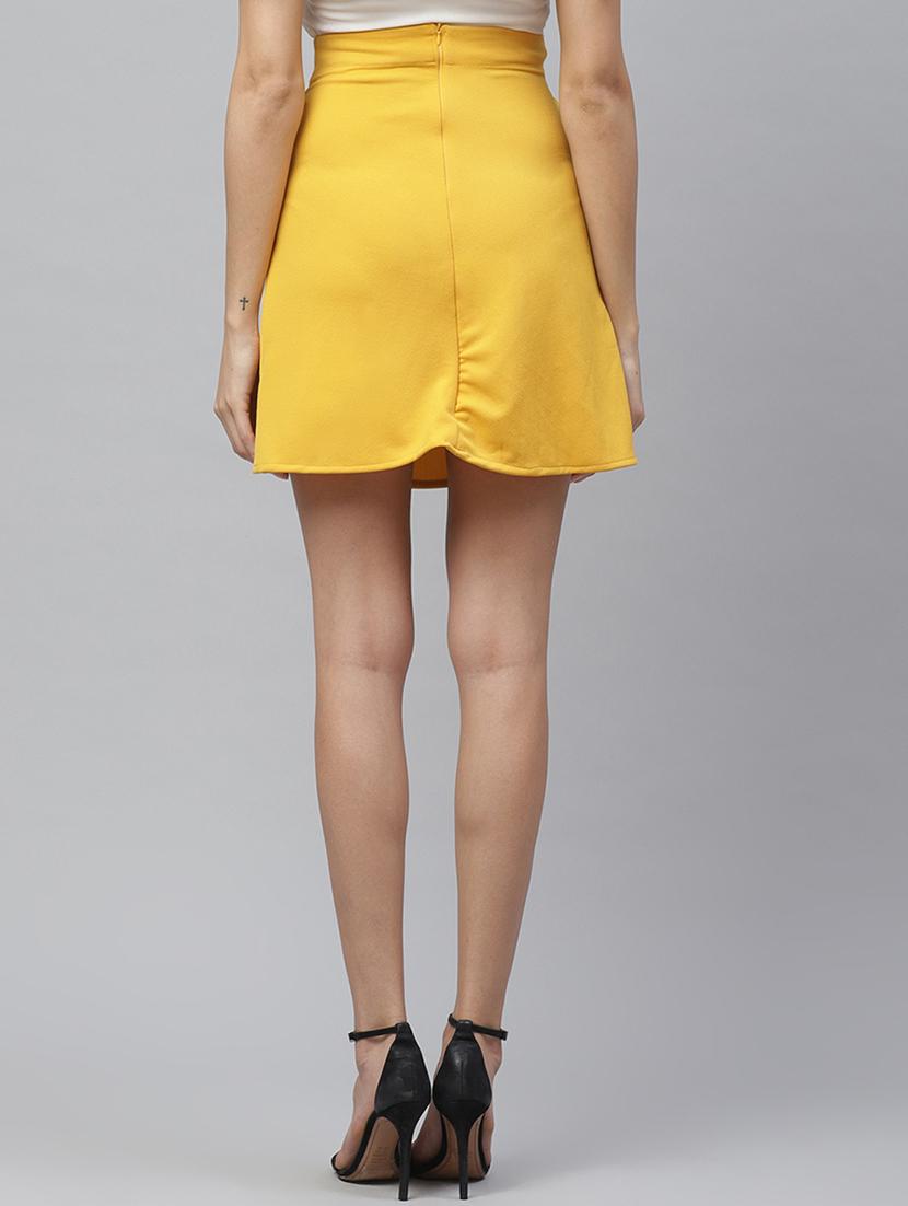 tie front a-line skirt - 17368054 - Zoom Image - 3