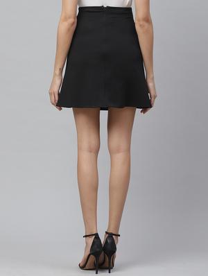 tie front a-line skirt - 17368055 - Standard Image - 3