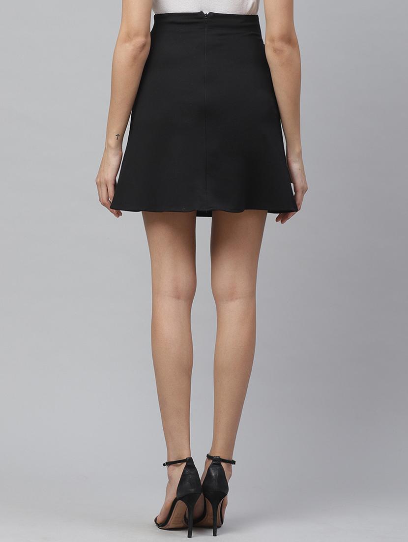 tie front a-line skirt - 17368055 - Zoom Image - 3