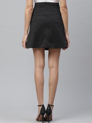 lace up detail a-line skirt - 17368056 - Standard Image - 3