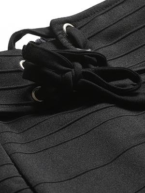 lace up detail a-line skirt - 17368056 - Standard Image - 7