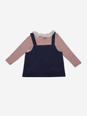 pink dungaree frock - 17368118 - Standard Image - 2