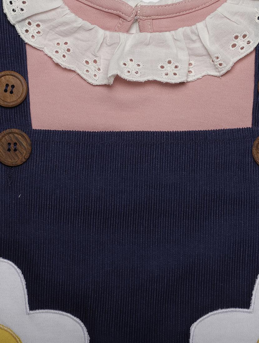 pink dungaree frock - 17368118 - Zoom Image - 3