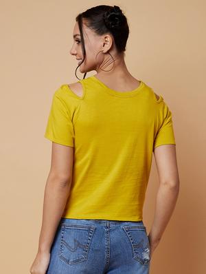 tie front solid top - 17368227 - Standard Image - 3