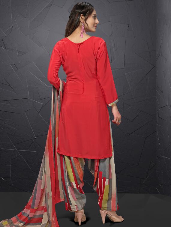printed unstitched suit - 17368249 - Zoom Image - 2