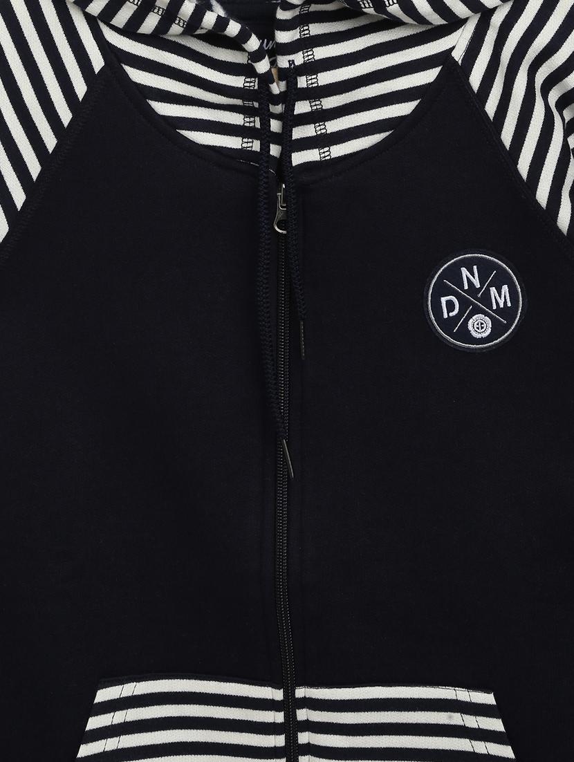 black fleece sweatshirt - 17368959 - Zoom Image - 3