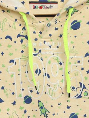 yellow fleece sweatshirt - 17368968 - Standard Image - 3