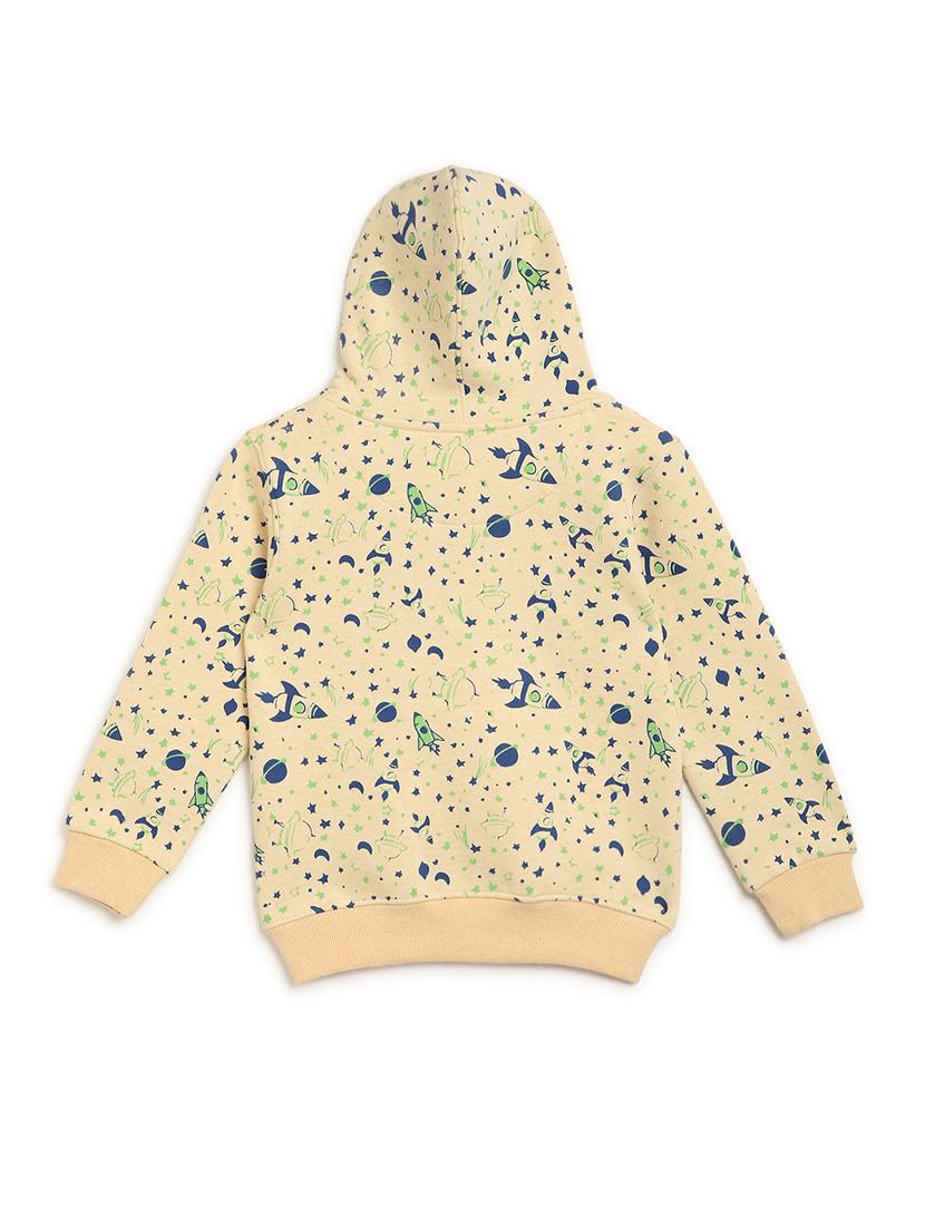 yellow fleece sweatshirt - 17368968 - Zoom Image - 2