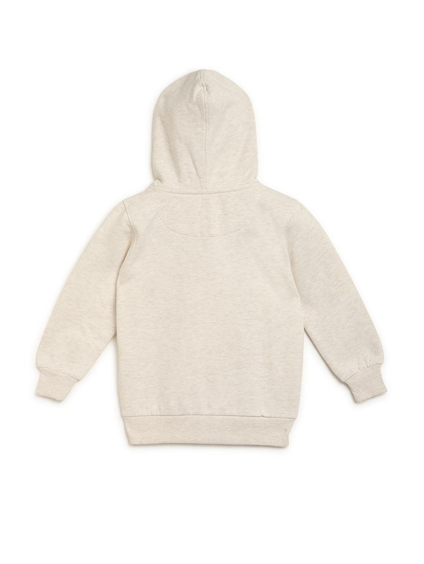 beige fleece sweatshirt - 17368976 - Zoom Image - 2