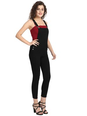 square neck denim dungaree - 17369244 - Standard Image - 2