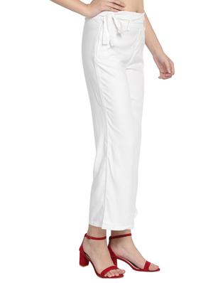 tie front solid palazzo - 17369255 - Standard Image - 2