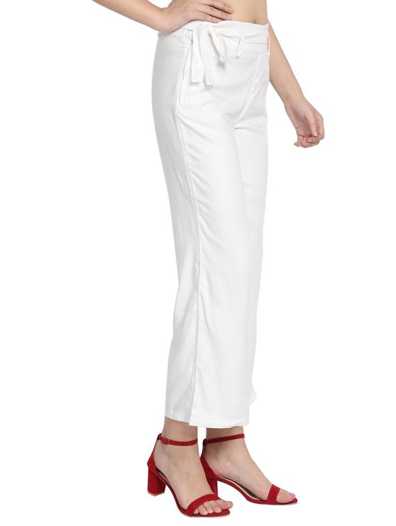 tie front solid palazzo - 17369255 - Zoom Image - 2