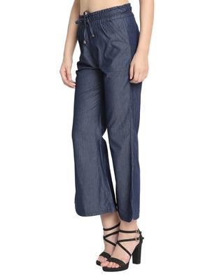 tie front solid palazzo - 17369258 - Standard Image - 2