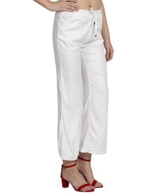 tie front solid palazzo - 17369259 - Standard Image - 2