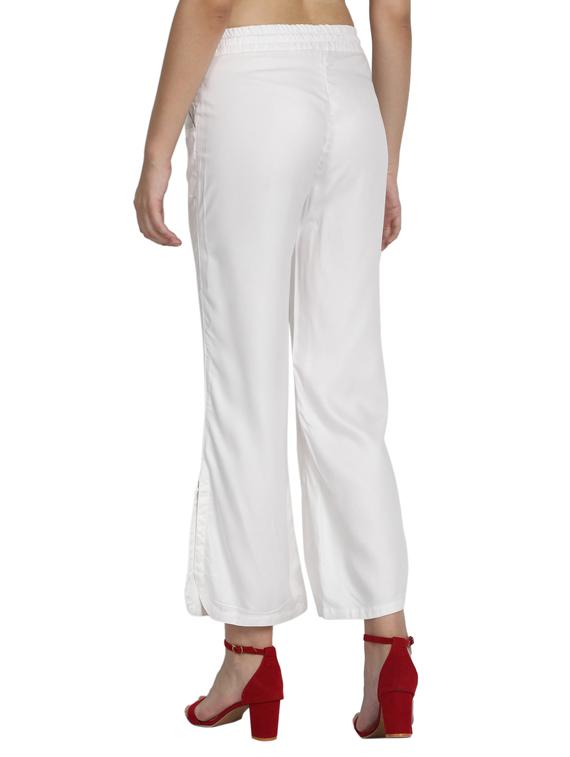 tie front solid palazzo - 17369259 - Zoom Image - 3