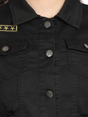 black denim jacket - 17369269 - Standard Image - 5