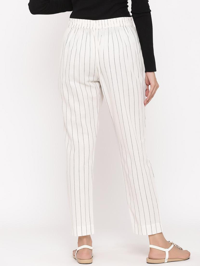 high rise striped trouser - 17369368 - Zoom Image - 3
