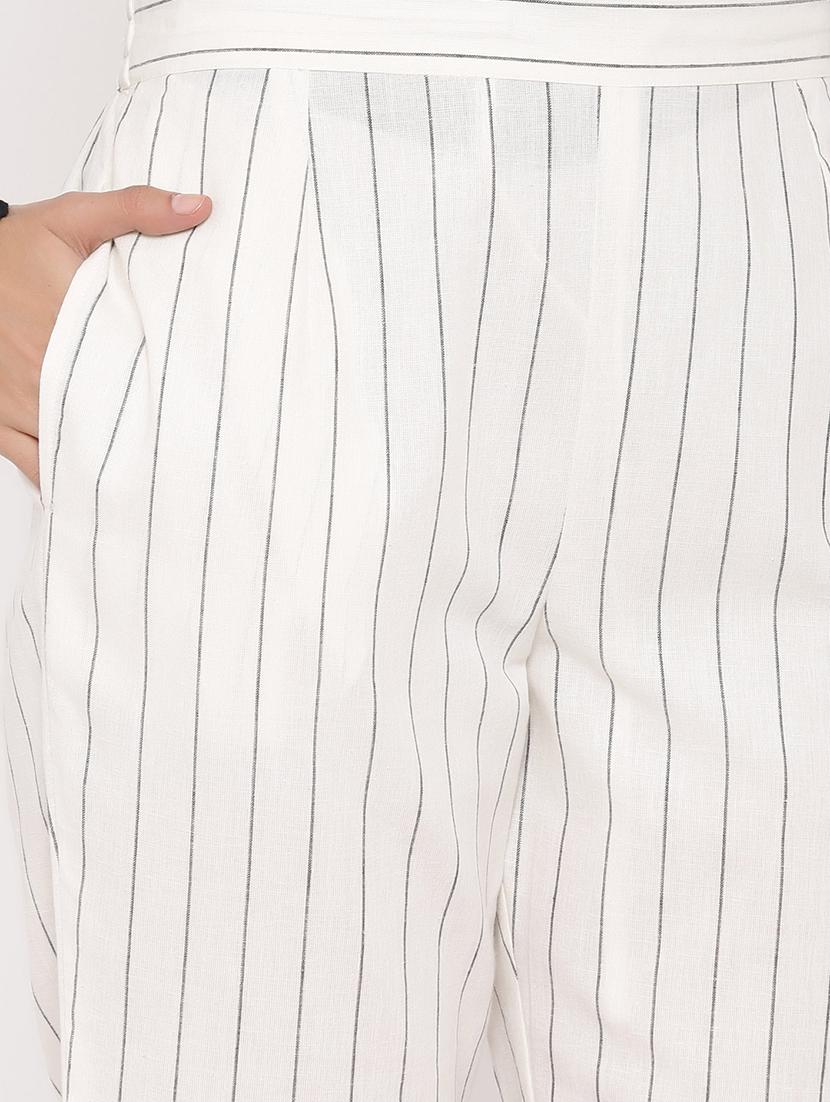 high rise striped trouser - 17369368 - Zoom Image - 6