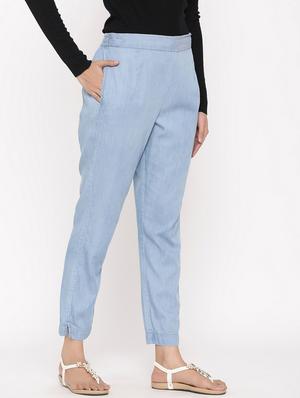 mid rise straight trouser - 17369372 - Standard Image - 2