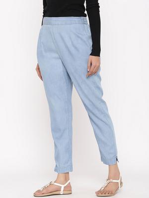 mid rise straight trouser - 17369372 - Standard Image - 3