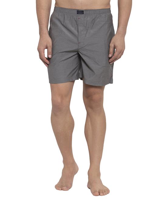 grey solid boxer - 17369449 - Standard Image - 1